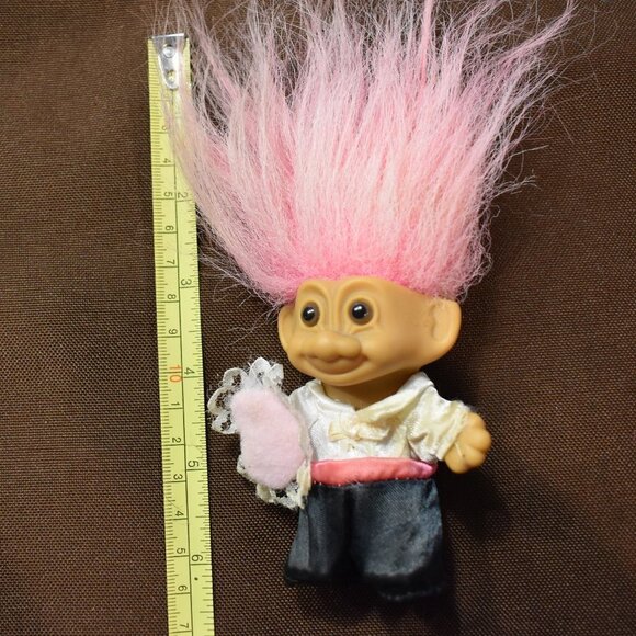 Vintage Russ Troll "Ring Bearer" Doll Oombre Pink Hair - Picture 4 of 5